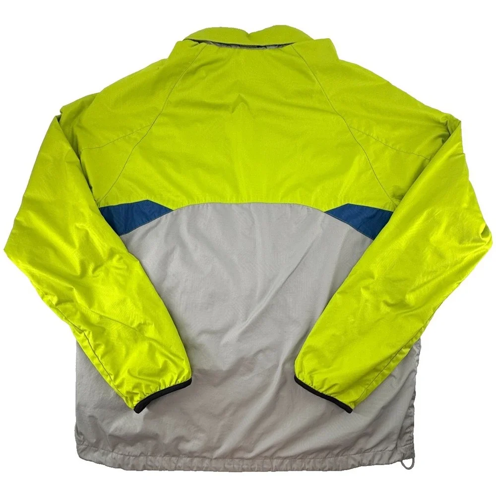Nike‎ Fit Storm Jacket Mens XL Volt Yellow Gray Windbreaker Full Zip Lightweight